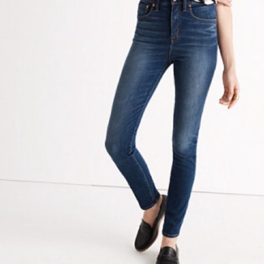 High Rise Madewell Rivet&Thread Skinny Jeans
